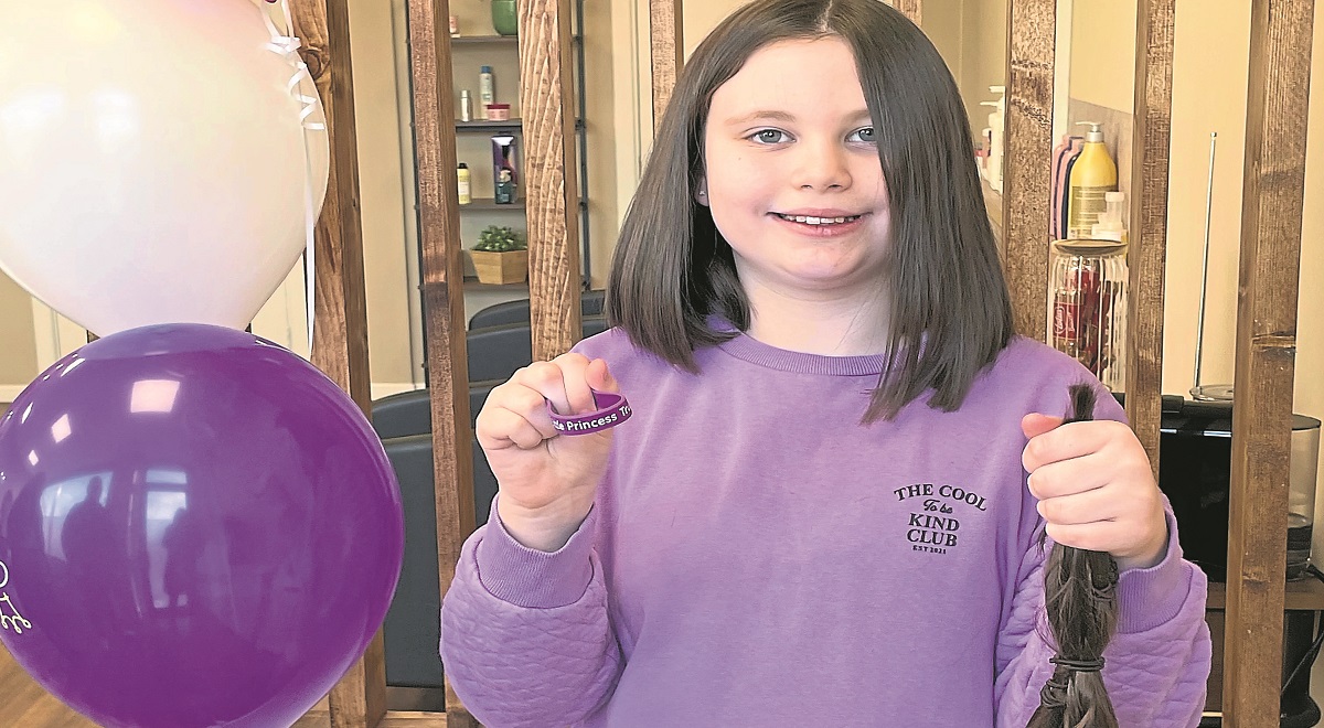 Ava donates hair-raising amount to kids charity