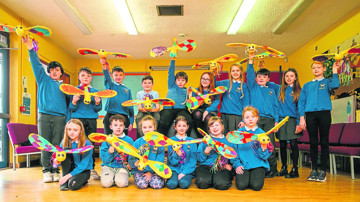 Local pupils prepare for St Patrick’s Day in Strabane