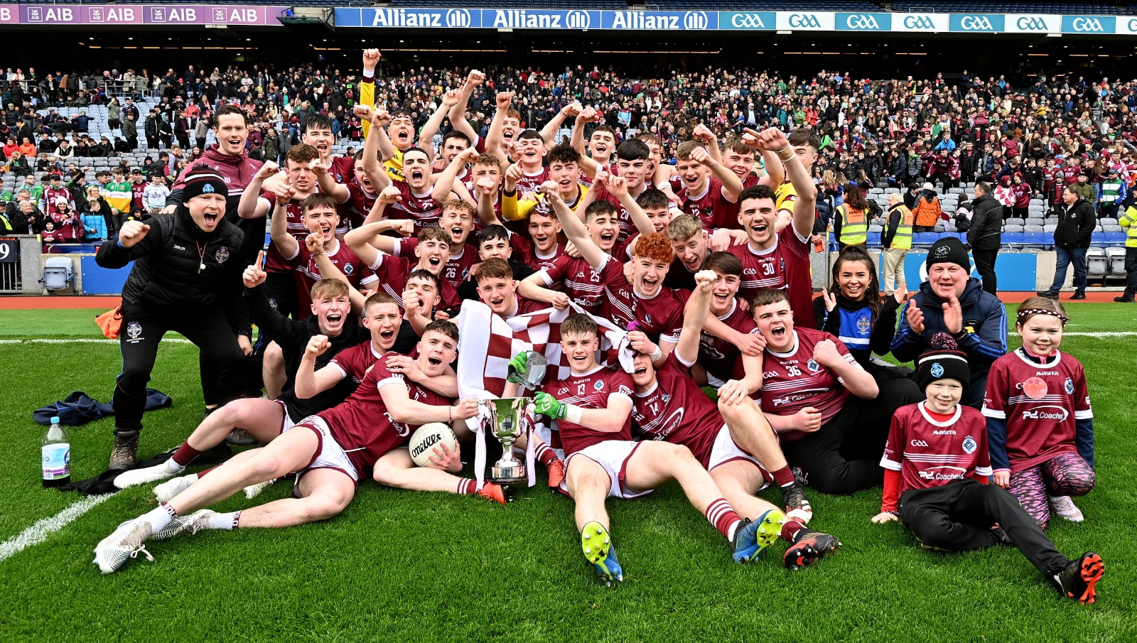 Omagh CBS celebrate Hogan Cup final victory with assembly