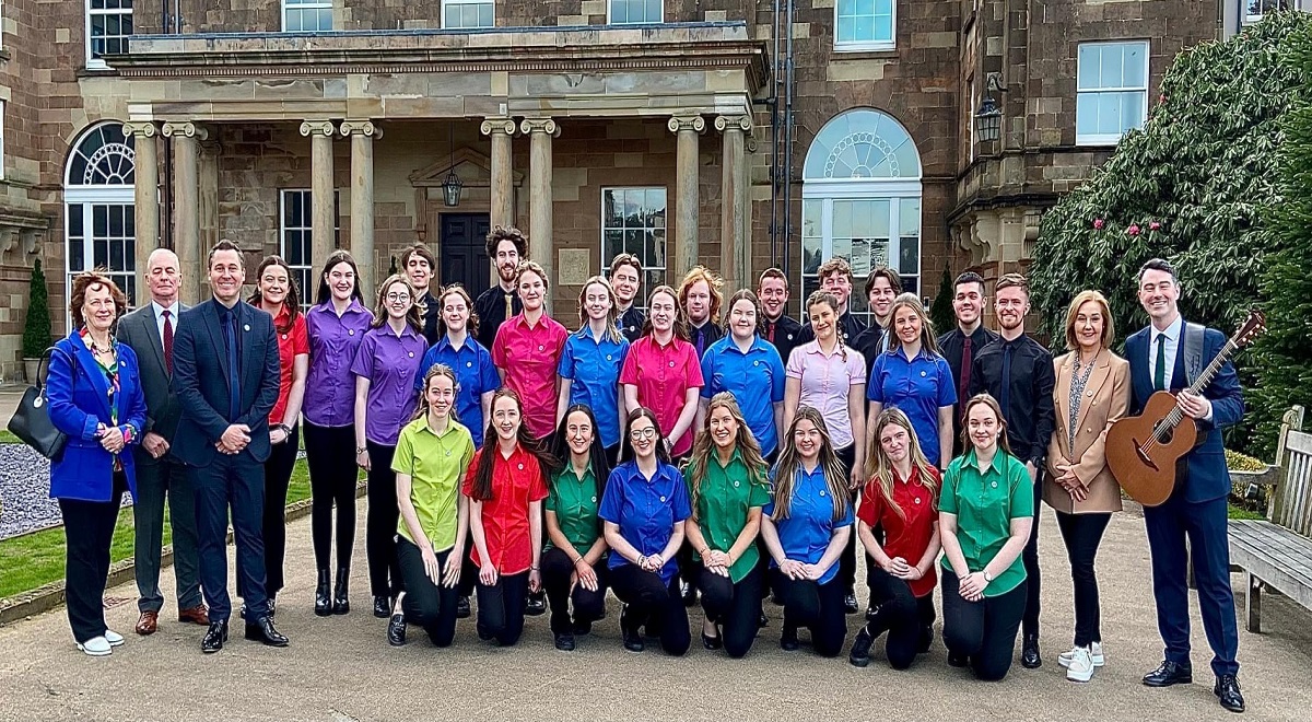 Omagh Community Youth Choir perform at gala dinner