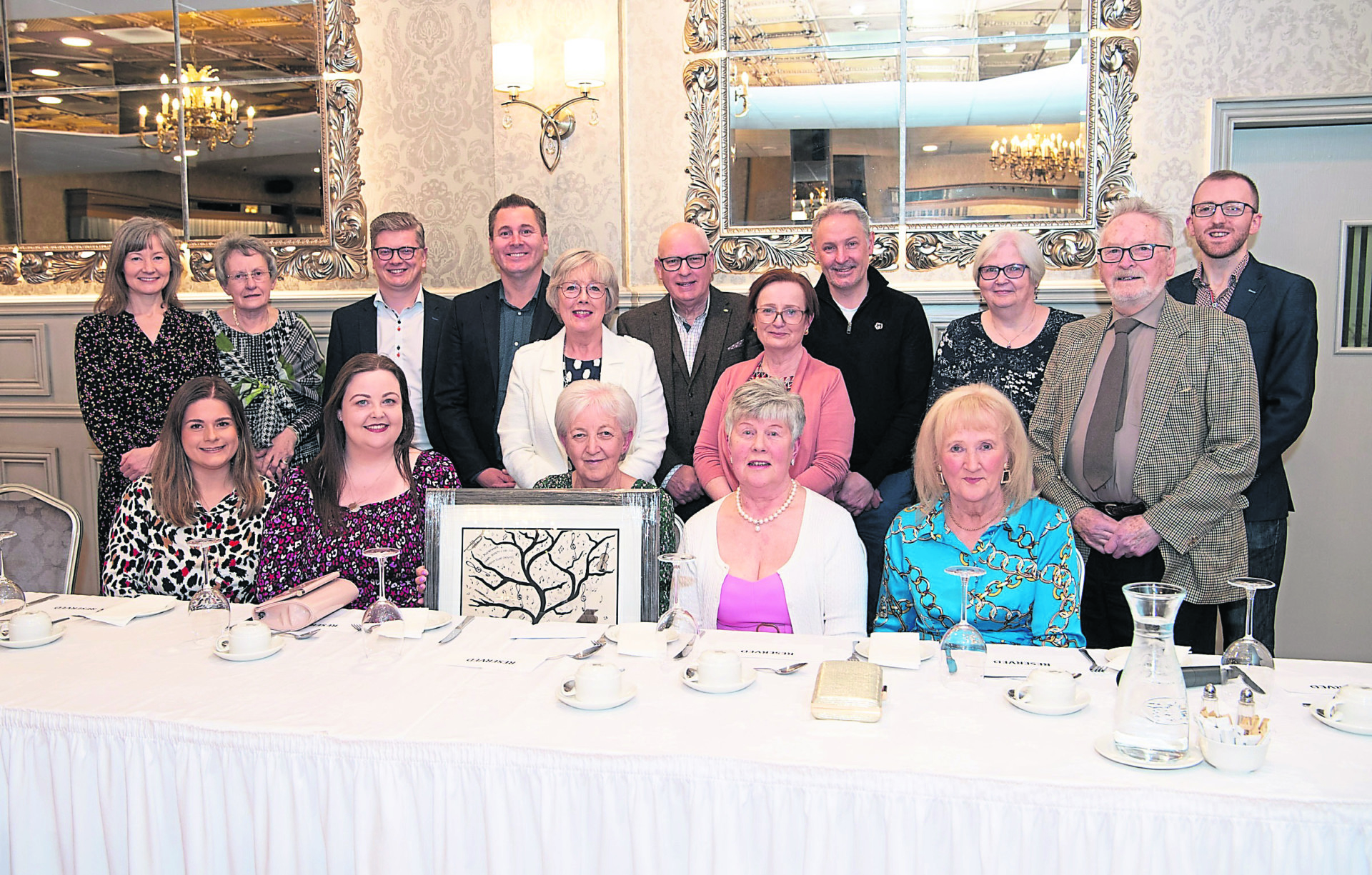 Dungannon Choral Society host retirement function
