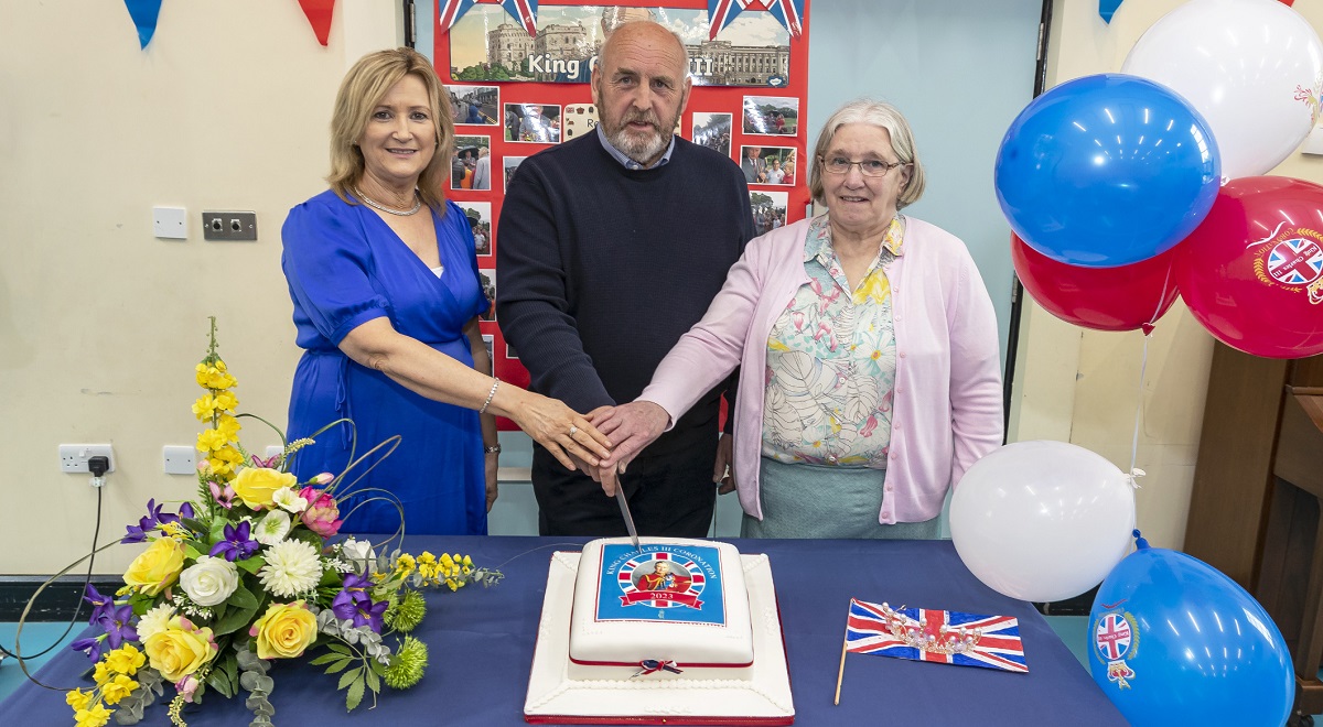 Tyrone celebrates the Coronation