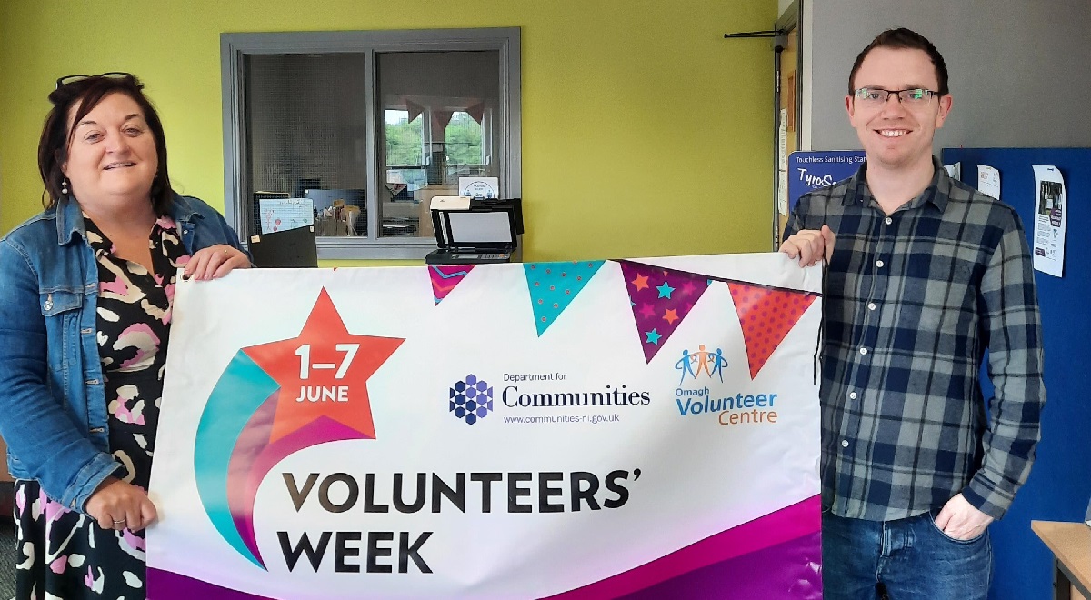 Omagh buildings to shine purple for Volunteers’ Week