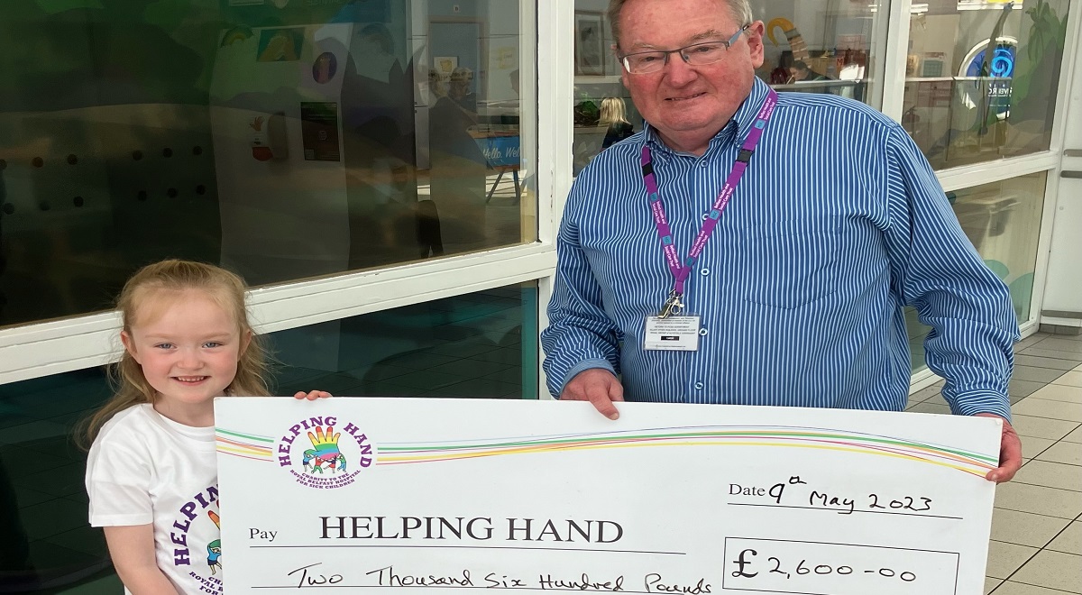 Selfless six-year-old raises thousands for children’s charity