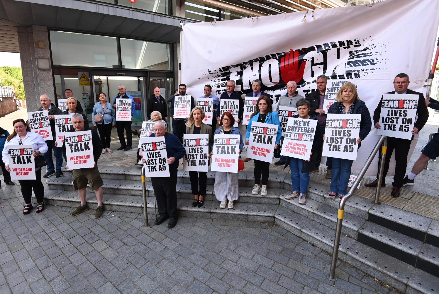 Families among those attending re-convened A5 Public Inquiry