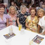 Eileen Mc Laughlin with friends Viola McGettigan, Breege Doherty Niree Gallagher and Deirdre Kennedy.JMG50
