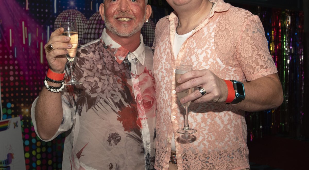 Shane Doran celebrates the night with Mark Kelly. JasMc8