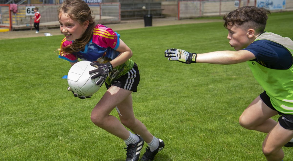 Football stars of the future shine bright at the St. Enda's GAA summer camp. JasMc10