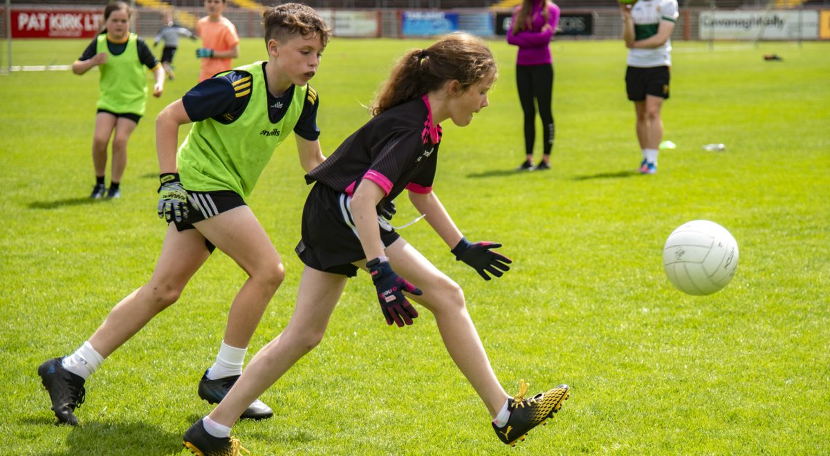 Competitive action from the summercamp at O'Neill's Healy Park. JasMc9