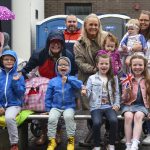 Families gather on Omagh's Market street. JasMc13
