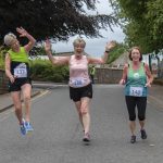 Deidre Flanagan, Mary Strudley and Carmel Doherty have fun on the run. JasMc7