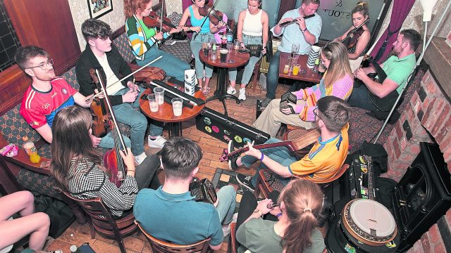 The Central was one of many Dromore bars that played host to traditional music sessions. JasMc14