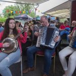 A trad session in the courtyard of the Central Bar on Sunday evening. JasMc28