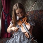 Augher's sublime musical talent, Sinéad McKenna on fiddle. JasMc32