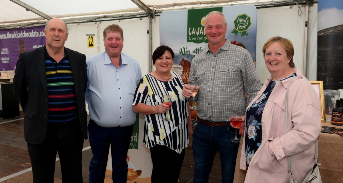 David Myles, Bobby Patterson, Linda Hamilton, Trevor and Elizabeth Fegan, were among the judges at the launch reception for the annual show, on Tuesday evening. MC 75