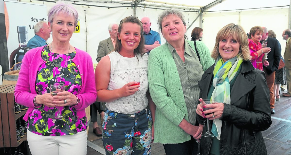 Jo Jack, Bethan Edwards, Hillary Breakell, and Fiona Stewart, joined the sponsors and judges at the clogher Valley Agricuturial Show reception on Tuesday evening. MC 72