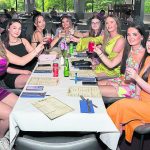 Team New lok "The young ones" raise a non-alchoholic glass to a good night out.