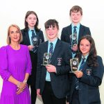 Senior teacher in charge of attendance, Mrs Kiera Boyle
AWARD FOR 3 YEARS FULL ATTENDANCE
Claire Mc Aleer
Ronan Mc Cann
James McParland
ONE YEAR FULL ATTENDANCE Eva Quinn
IM-9