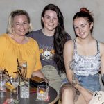 The McEnhill girls Philly, Hannah and Chloe enjoy the party atmosphere at Bogans Bar Omagh.JMG11
