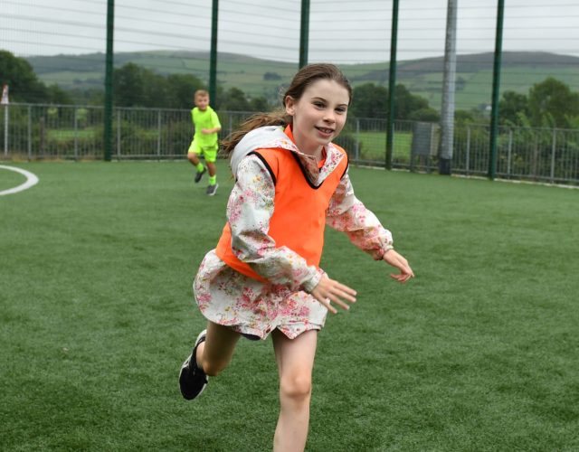 Aoife runs for the next safe spot. DR32