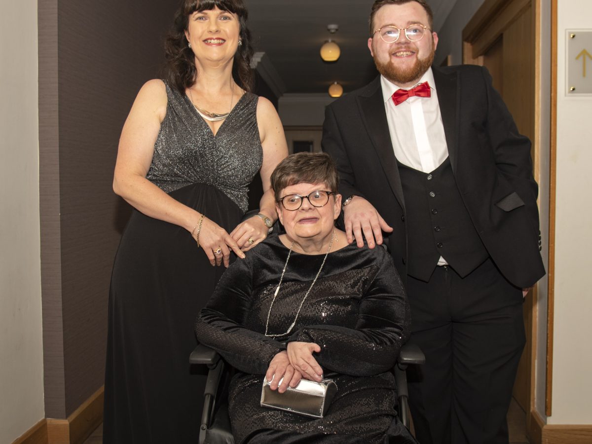 Mary, Diane and James enjoy the 40th anniversary celebrations. JasMc11