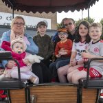 The Colgan and Duncan families enjoy a trip around the grounds of O'Neills Healy Park aboard Bonnie and Clyde's wagonette. JasMc6