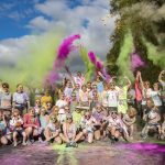 Altamuskin was a kaleidoscope of colour on Saturday morning as their 5k Colour Run gets underway following a 3 year delay. JasMc1