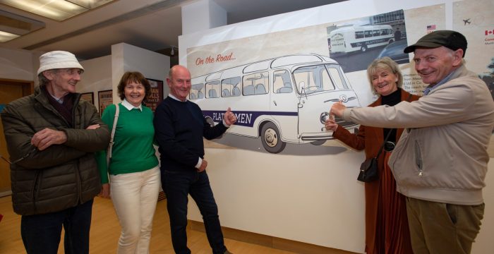 The Coll family remember often hitching a ride on the Plattermen bus.