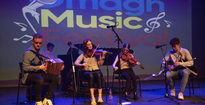 The talented McKenna family from Augher wows the crowds at Friday night's traditional concert.