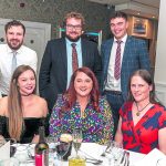 Nuala Robinson, Shannon Vance Tyrone YFC Committee Chairperson, Ginny Rowlands, Matthew Robinson, John Armstrong and Timothy Keys.JMG20