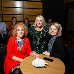 Derry City & Strabane District Council Mayor Sandra Duffy pictured with Denise Devlin and Carmel McConnell.