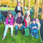 Members of the O'Hare Family enjoying the all new Destination Play Park at the Grange Park Omagh.JMG10