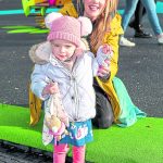 Andrea Hussey with her Daughter Azalea, enjoying the facilities at Destination Play Park Omagh.JMG13