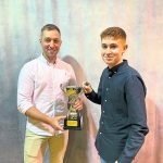 St John's Dromore's top GCSE student, Conor McWilliams, was the worthy winner of the 'Boy of the Year' cup for 2022.