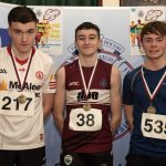 5k males Ciaran McCarroll, Luke Donnelly and Ruairi Dolan. JasMc6