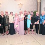 Ann Campbell and friends at the Marie Curie 25th anniversary gala ball held in the Glenavon House Hotel on Saturday night. IM-5