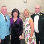 Damien Hoy, Laura and John Donaghy, at the Marie Curie gala ball. IM-2