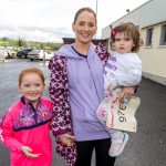 Gemmas young cousin Micheala with Elish and Aoife happy to be taking part.