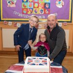 Harry Braden enjoyed the celebrations with his children Thomas and Anna. JasMc3