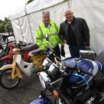 Brendan Hughes, and Sean O'Brien, motorbike enthusiasts at the hooley at the lough, MC 36