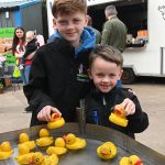Ryan James and Conor McNally, picking their ducks at the hooley event. MC 34