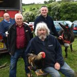 From left, Jimmy McGuigan, Aidan O'Neill, Johnny Fee, and Neil Currie, were at the fund raising hooley at the lough. MC 33