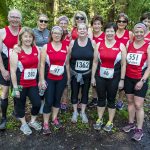 Knockmany Runners members who took part in the Seskinore Forrest 5K Run on Saturday morning.JMG3
